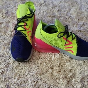 Nike Neon Green and Pink Athletic Shoes